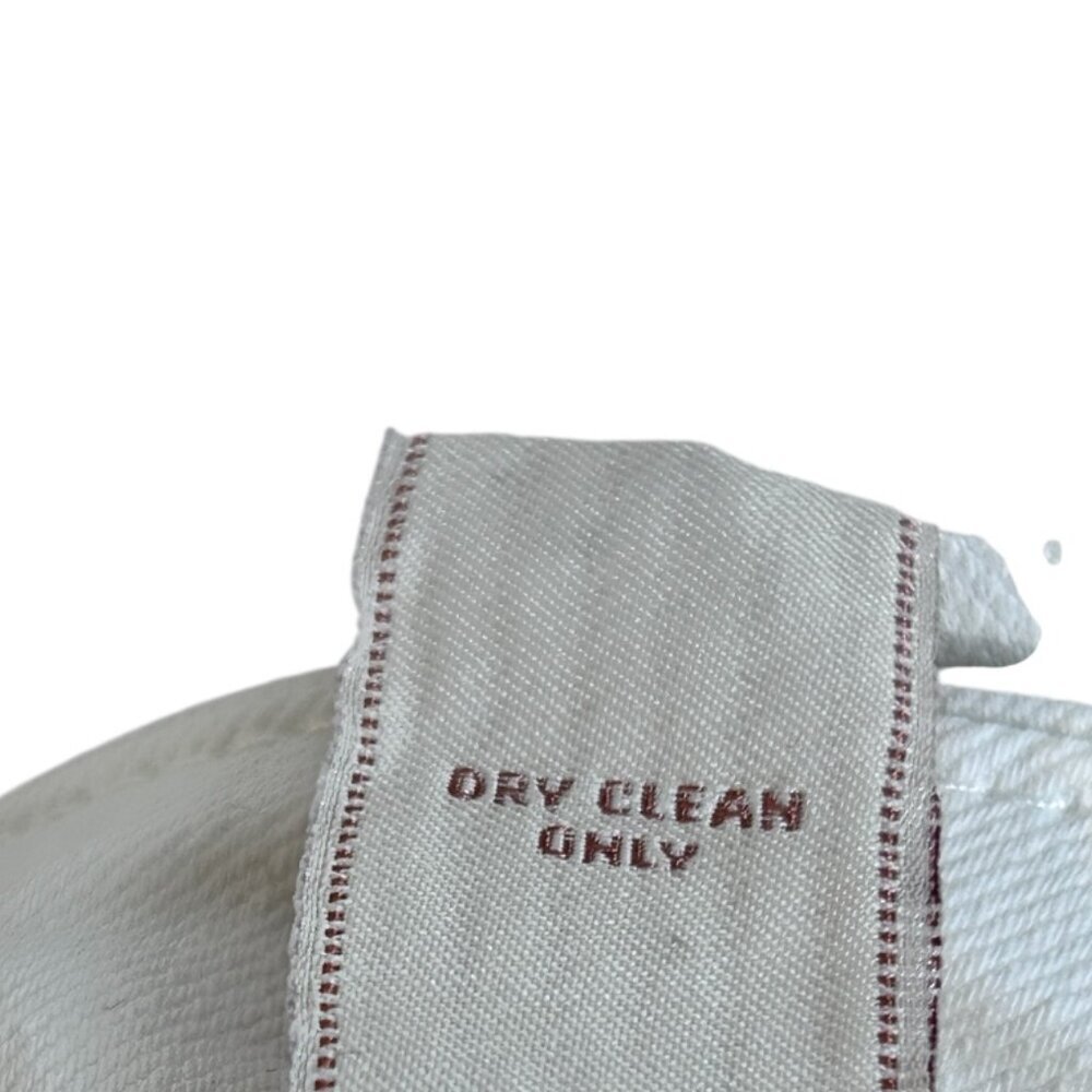 Jen7 by 7 for All Mankind White Side Bling Ankle Skinny Stretchy Jeans Size 6 - Picture 11 of 14